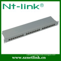 19 Inch 24 Port Cat6 STP Rack Mount Patch Panel